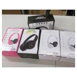 5 Assorted color wireless jeadphone...