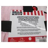 Hello Kitty plush throw 50 x 60 inc...