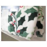 Plush throw 60 x 70"...