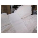 Pair of plush white pillows...