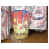 7 Sleeves of popcorn cups...