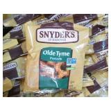 60 1.5 oz Snyders olde tyme pretzel...
