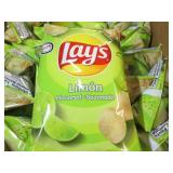 24 Lays Limon potato chips dated Fe...
