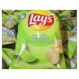 24 Lays Limon potato chips dated Fe...