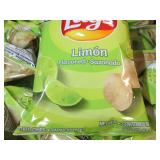 24 Lays Limon potato chips dated Fe...