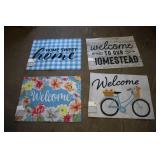 4 Door Mats...