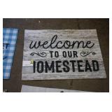 4 Door Mats...