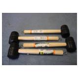4 Tent Stake Mallets...