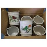 6 Small Pail Planters...