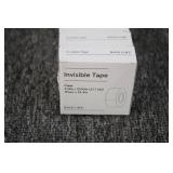 Invisible Tape Clear 3/4in x 1000in...