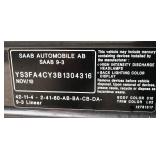 2011 Saab 9-3