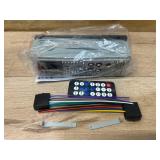 $16 Multimedia Car Stereo Single Din Bluetooth Audio Hands-Free Built-in Microphone MP3 Player No CD/DVD Player USB Port AUX Input FM Radio Receiver Remote Control