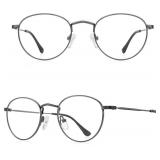 $20 Small Metal Round Reading Glasses for Women Men Classic Vintage Retro Shades Blue Light Blocking Computer Readers