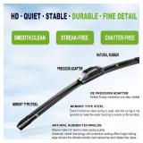 $14 OEM QUALITY 22' + 22' PARRATI Premium All-Season Windshield Wiper Blades (Set of 2)
