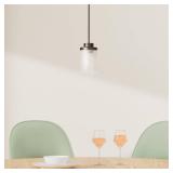 $56 TENGXIN Modern Pendant Light, Matte Black Pendant Lights Kitchen Island,Farmhouse Pendant Lighting for Dining Room Bedroom Bar Office 2Pack,TXPLBK01-2PK