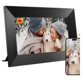 $67 Kodak 7 Inch Black Digital Picture Frame 32GB Storage, Auto-Rotate Instant Photo & Video Sharing Perfect for Family Photos Remote Uploads, Digital Display, Easy Setup