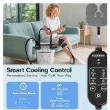 $90 Cold Therapy Machine, Programmable Ice Machine for Knee After Surgery, Portable Knee Replacement Recovery System, Cryotherapy Pain Relief with Pad (Universal Pad+Machine)