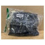 OWENIE Black Shower Curtain for Bathroom 72x72 Inch, 3D Embossed Textured Waffle Fabric Shower Curtains, Soft Hotel Farmhouse Style, Water Repellent, Machine Washable, Black, 72' W x 72' L