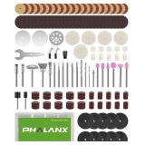 PHALANX Rotary Tool Accessories Kit,142 Pieces Universal rotary tool Bit Set for Easy Cutting, Polishing, Sanding, Grinding, Sharpening, Engraving, Carving, Drilling PRA1420