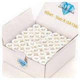 $20 Simthread 144pcs Embroidery Pre-Wound Bobbins Thread, Class 15 Type A Size SA156, Polyester White 60 wt, Compatible with Bernina Pfaff Ambition BabyLock Brother Embroidery Sewing Machines Plastic 