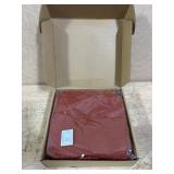 $25 24 Pcs Terracotta Handmade Cloth Napkins with Fringe, 16x16 Inches Cotton Napkins with Fringe,Delicate Rustic Dinner Napkins Bulk for Wedding/Dinner/Party(24 Pcs/Terracotta)