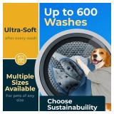 $19 GREEN LIFESTYLE Washable Pee Pads for Dogs - Waterproof Reusable Puppy Pads with Anti-Slip Backing, Pet Training Pad for Puppy Playpen, Crate, Whelping Box, Potty Training (Pack of 2-18x24)