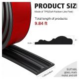 $27 118 Inch x 2.36 in Peel and Stick Wall Molding Trim Black Chair Rail Panel Flexible Self Adhesive 3D Crown Moulding Trim for DIY Home Wall Decor Mirror Protection Door Cabinet Frame(Stylish)