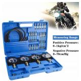 $61 Motorcycle Carburetor Sync Tool Kit, Universal Fuel Vacuum Balancer Carb Synchronizer, Balancing Synchronize Gauge Set for Honda Yamaha Kawasaki Suzuki GS KZ XS(Blue)