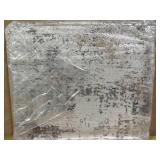 $37 3x5 Washable Area Rug Beige Grey Abstract Non Slip Soft Low Pile Rug for Entryway Kitchen Bathroom Neutral Modern Throw Carpet for Living Room Bedroom Home Decor