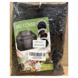 $20 72 inch BBQ Grill Cover, Waterproof, Weather Resistant, Rip-Proof, Anti-UV, Anti-Fade, with Hook-and-Loop Straps, Gas Grill Cover for Most Grills (Black)