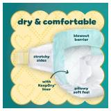 $57 Pampers Swaddlers Diapers, Size 8 (30+ lbs), 76 Count, Hypoallergenic, Absorbent, Keeps Baby Dry and Comfortable, Skin Safe Disposable Baby Diaper