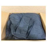 $29 Litanika Queen Comforter Set Black White Grey - 3 Pieces Lightweight Summer Bedding Set, All Season Down Alternative Comforter (1 Comforter, 2 Pillowcases)