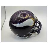 Fran Tarkenton Autographed Minnesota Vikings Football Mini Helmet