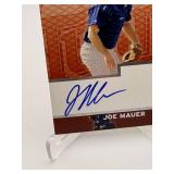 2002 Topps Signature Series Joe Mauer Autograph Card Rare Twins Collectible