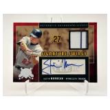 2005 Fleer National Pastime Justin Morneau Autograph Card Serial #