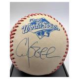 Chuck Knoblauch Autographed 1991 World Series Baseball RARE SIGNATURE ON A HISTORIC BASEBALL