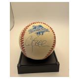 Chuck Knoblauch Autographed 1991 World Series Baseball RARE SIGNATURE ON A HISTORIC BASEBALL