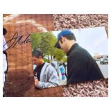 Joe Mauer Autographed Picture, 8x10 Comes With Picture of Joe Mauer Signing The Picture After a Baseball Game