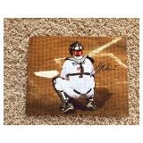 Joe Mauer Autographed Picture, 8x10 Comes With Picture of Joe Mauer Signing The Picture After a Baseball Game