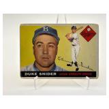 1955 Topps Duke Snider Vintage Baseball Card, MLB Hall of Famer