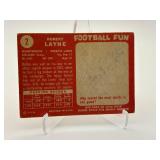 1958 Topps Bobby Layne, Vintage Football Card, Detriot Lions Legend