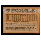 1988 Topps - Kirby Puckett #120 Minnesota Twins Legend Hall of Fame