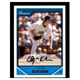 2007 Bowman Clayton Kershaw Rookie Card Los Angeles Dodgers Legend