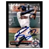 2017 1st Bowman Royce Lewis On-Card Autograph