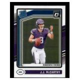 2024 Donruss Optic Rated Rookie J.J. McCarthy