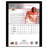2008 Upper Deck Rookie Exclusives - Jamaal Charles #RE24 (RC) Rookie Card