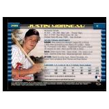 2002 Topps Justin Morneau Rookie Card Minnesota Twins Legend