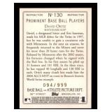 2007 Topps Turkey Red - David Ortiz Gold Parallel Card Serial #