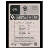 2007 SAGE Hit - Adrian Peterson #28 Rookie Card