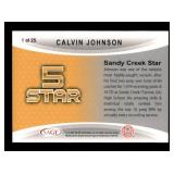 2007 Sage Aspire Calvin Johnson Rookie Card